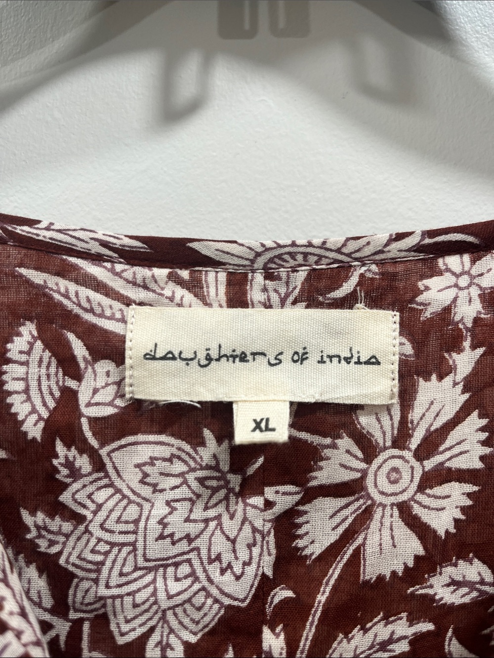 Daughters of India Kyra Dress in Brown XL - Picture 2 of 8